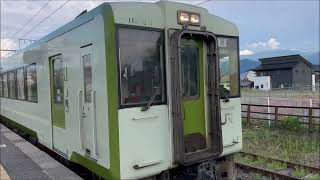 しなの鉄道長野行入線(ＪR飯山線車両)＜豊野＞