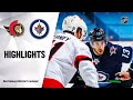 Senators @ Jets 2/11/21 | NHL Highlights