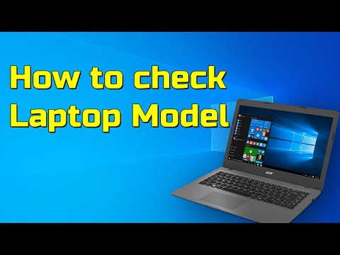How to Check Laptop Model Checking Laptop Model Number