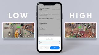 DPI Settings Android | Gaming | Performance | Sensitivity | Smallest Width