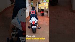 Suzuki Hayabusa on Brock's Performance Exhaust #shorts #short