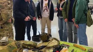 Italian Students visit Aviano Air Base