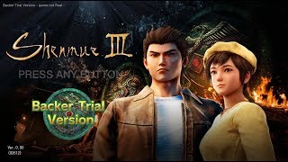 シェンムー3（shenmue 3）のゲームプレイ動画