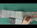 how to sew a simple log cabin quilt block