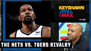 JWill is hyped for the Nets vs. 76ers RIVALRY the James Harden-Ben Simmons trade creates 😤🔥 | KJM