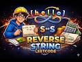 C++ Solution: Reverse String | LeetCode #344 | Quick Code 🚀