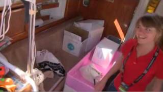 Tour of Jessica's Yacht "Pink Lady"