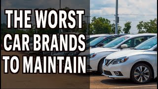 Brands with THE WORST Maintenance Costs