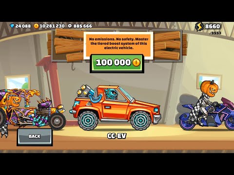 Hill Climb Racing 2 – Tutorial de juego de actualización de vehículo nuevo CC-EV 1.47