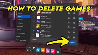 Oculus Quest 2 : How to Delete Games \u0026 Apps