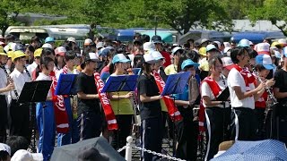 [4K] 7800人の合同演奏 ｢星条旗よ永遠なれ｣ ブラスエキスポ2016 フィナーレ