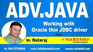 Working with Oracle thin JDBC driver Part-2 | Advanced Java Tutorial | Mr. Nataraj