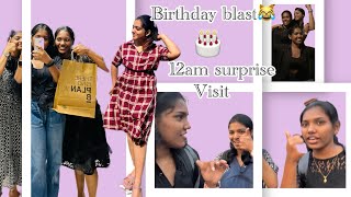 12:00am surprise visit🫣#birthdayvlog