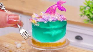 Amazing Miniature OCEAN Cake #2 - Wonderful Mermaid Cake Recipe | Decorating by Mini Bakery