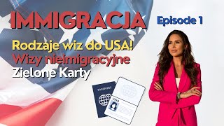 Rodzaje wiz do USA: wizy nieimigracyjne i zielone karty by Ilona Szymkowicz & Szymkowicz Law.