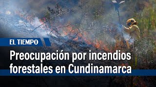 Preocupación en Cundinamarca por incendios forestales | El Tiempo