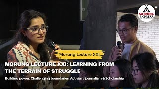 Morung Lecture XXI: Learning from the terrain of struggle - II