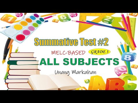 Grade 3 - Summative Test #2 All Subjects || Quarter 1 - YouTube