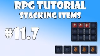 #11.7 Unity RPG Tutorial - Stacking items