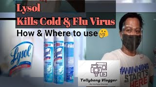 Lysol I How & Where to use-My Commercial #Lysol#Disinfectantspray #Disinfectanspay