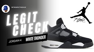 AVOID FAKES: Ultimate White Thunder Jordan 4 LEGIT CHECK 🚫 👟