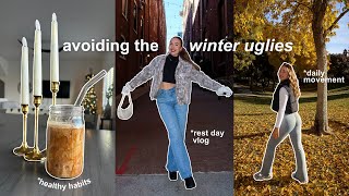 PRODUCTIVE VLOG: Avoiding the Winter Uglies, Rest Day Routine \u0026 Healthy Habits!