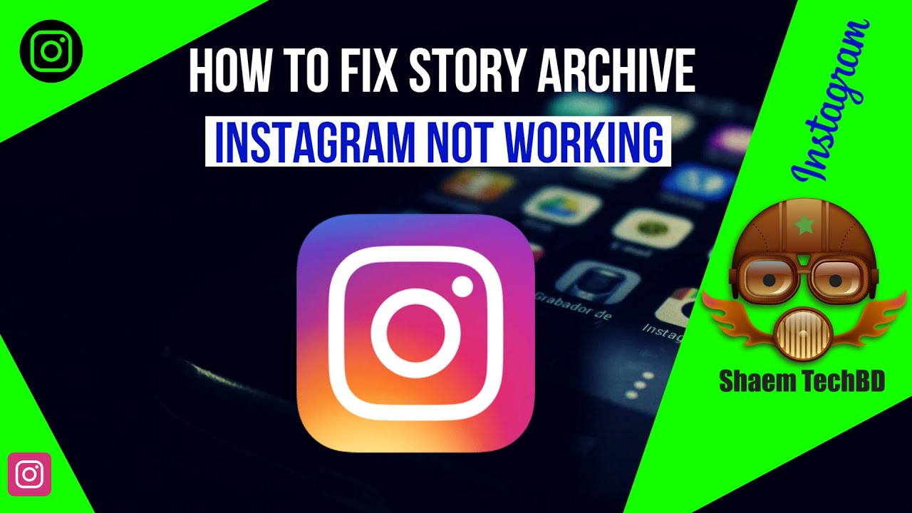 How To Fix Story Archive Instagram Not Working Ios ( After New Updates ...