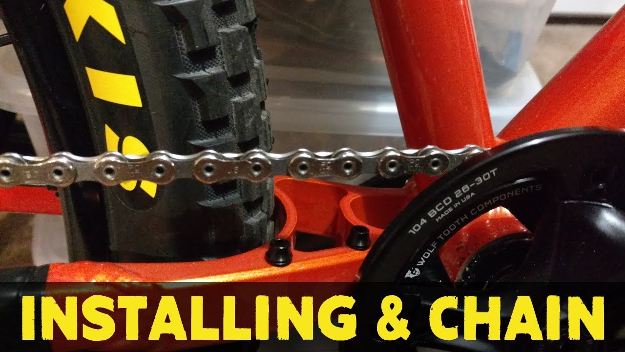 How To Install A Bike Chain On Your Mountain Bike - YouTube