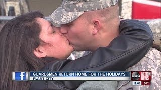 Holiday Mission Complete: Florida National Guard troops return home for the holiday