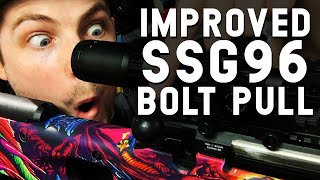 INSTANTLY improve your Novritsch SSG 96 airsoft sniper bolt pull - works with SRS too!