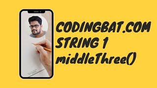 19 Codingbat | String 1 | middleThree | Java coding practice | UiBrains | by Naveen Saggam