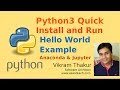 Python3 Introduction, Installation and Run First Program - Hello World