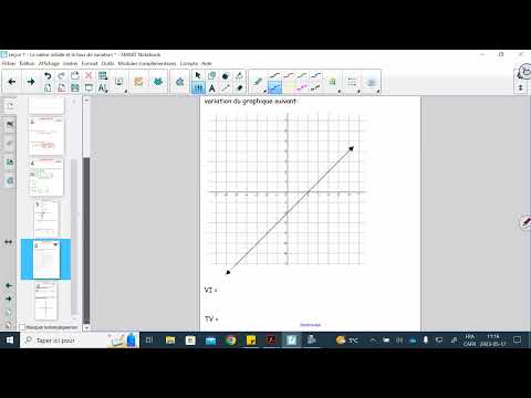 Leçon 1 - La Valeur Initiale Et Le Taux De Variation - YouTube