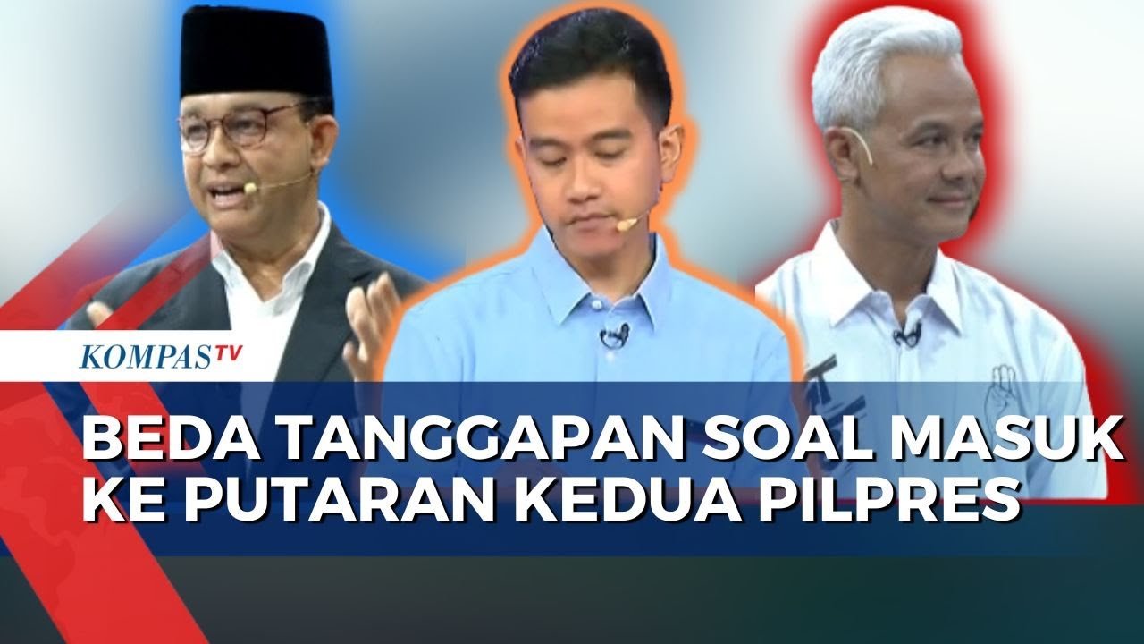 Beda Tanggapan Anies, Ganjar, Gibran Soal Prediksi Lolos Putaran ...