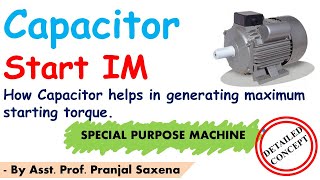 L9: Capacitor Start Induction Motor | Starter for 1-phase IM | Special Purpose Machine Series