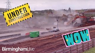 HS2 Timelapse video shows M42 bridge demolition in matter of minutes 🚧