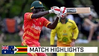 Australia vs Zimbabwe 1st ODI Highlights 2022  AUS vs ZIM