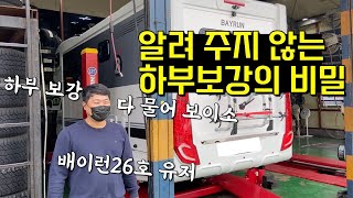 캠핑카 하부보강 고민 많으시죠~ 배이런 유저가 시원하고 알려 드립니다~