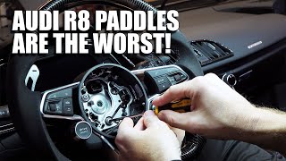 How to upgrade the paddle shifters in the Audi R8
