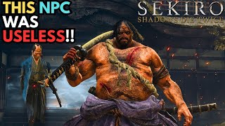 Trying to Defeat Juzou the Drunkard with this USELESS NPC | Sekiro Shadows Die Twice