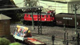 Roco ÖBB Rh 1245 mit ESU SOUND: Märklin Modelleisenbahn Anlage, Marklin Modeltrain Layout