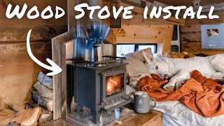 Cubic Mini WOOD STOVE in a VAN | Full Install & Review