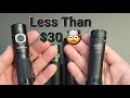 🔦 Crazy Good Budget 18650 Flashlights (under $30 !)