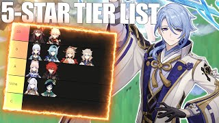 I Maxed Every 5-Star - Here's My Tier List (Genshin Impact)