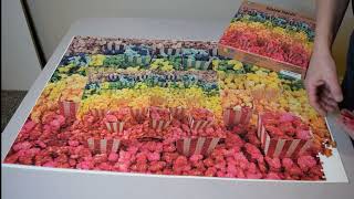 Product Review: Parachute Puzzles Rainbow Popcorn 1000 Piece Jigsaw Puzzle