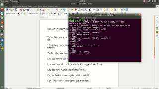 How to slice the Python list using Pop & Deque method?