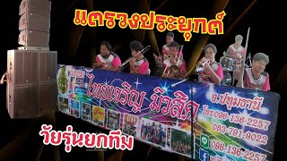 แตรวงประยุกต์ปทุมธานี  วัยรุ่นยกทีม                         ไทยเจริญมิวสิค   0961362257