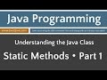 Learn Java Programming - Static Methods Part 1 Tutorial