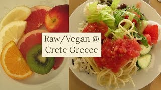 Raw/Vegan friendly food review at Fodele Beach Crete, Greece