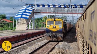 12504 Agartala- SMVT Bengaluru HUMSAFAR EXPRESS with WDG4D 70879 Skipping MANU